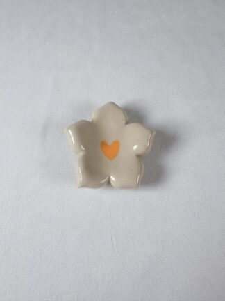 Doudou de poche lotus orange