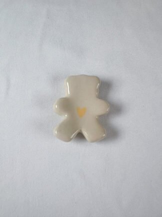 doudou de poche ourson orange