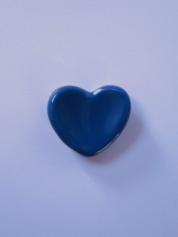 cœur de poche bleu
